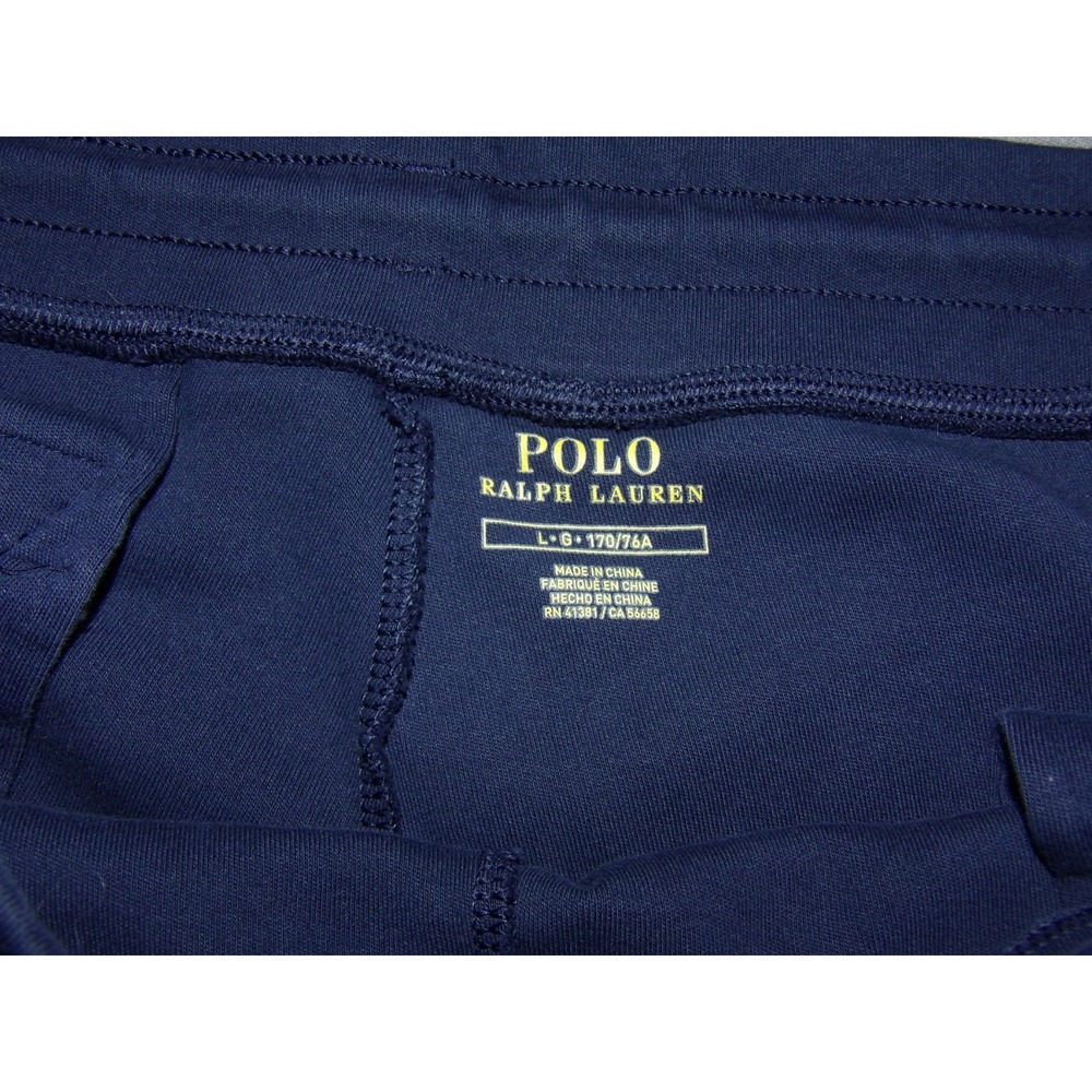 Polo Ralph Lauren U.S. Open Navy Blue Draw String Jogger Sweatpants Men's Large - Picture 8 of 9